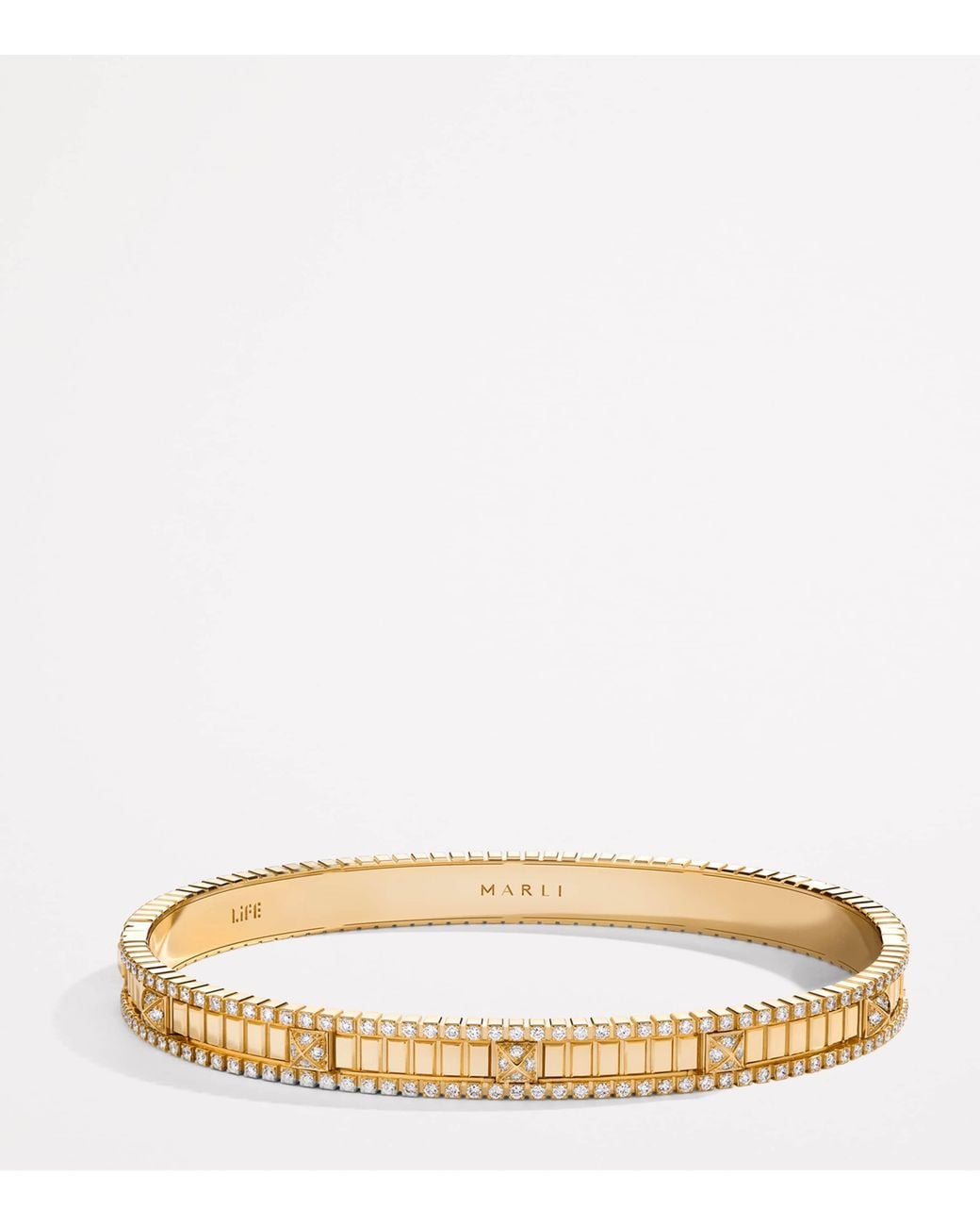Marli New York Metallic And Diamond Life Bangle