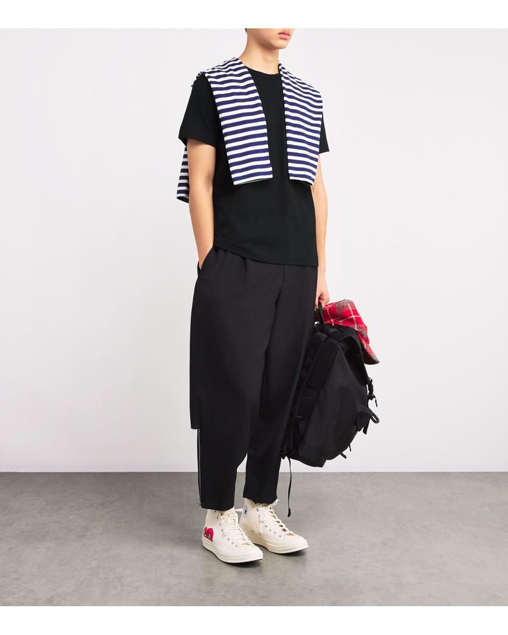 COMME DES GARÇONS PLAY Black Heart Logo T-Shirt for men