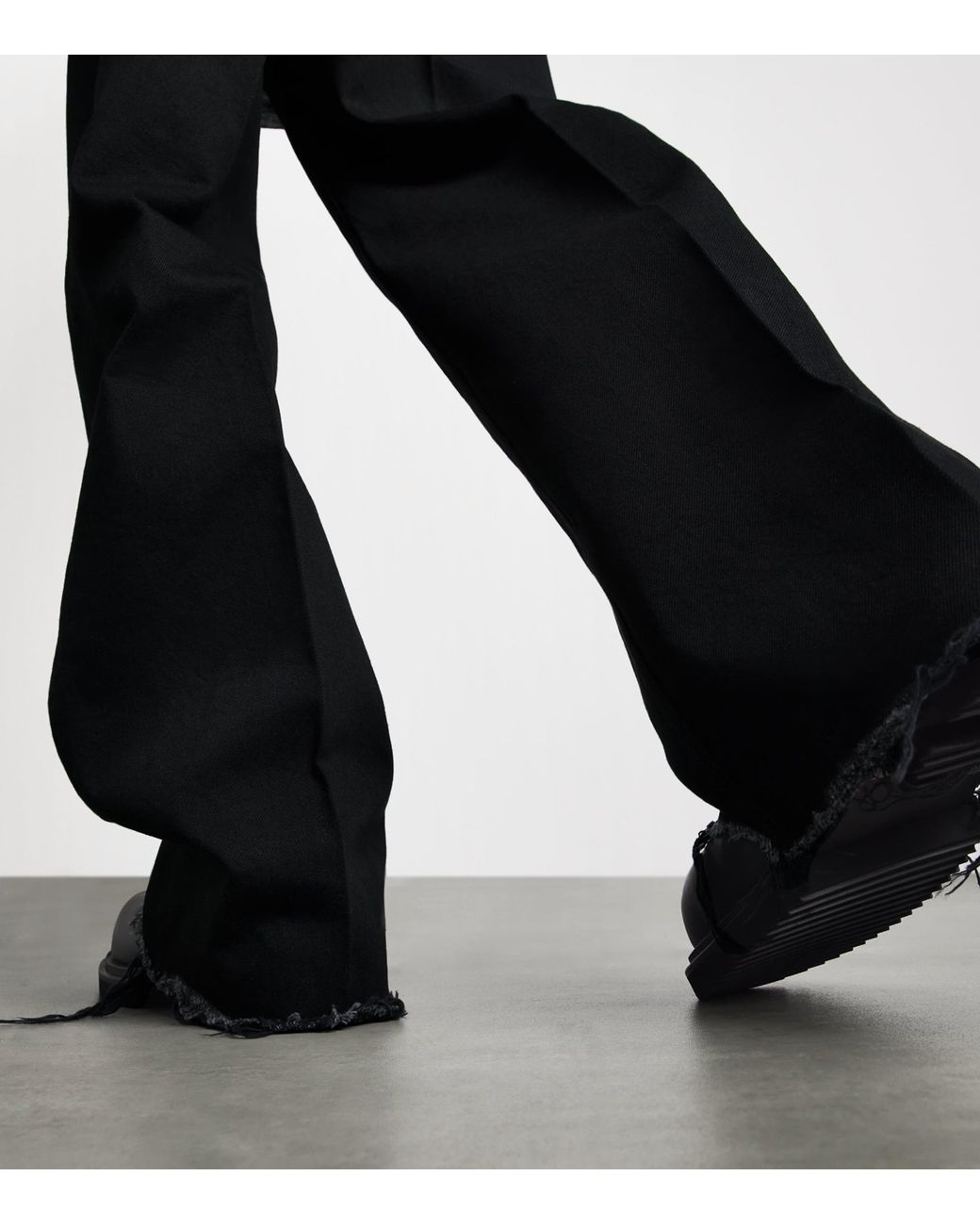 Rick Owens Black Geth Straight Jeans for men