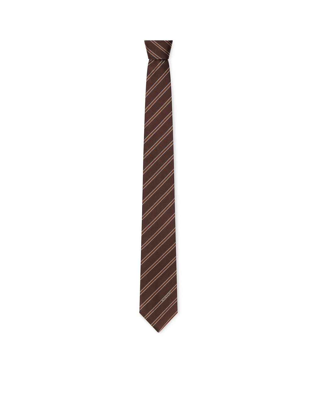 Givenchy Brown Silk Tie for men