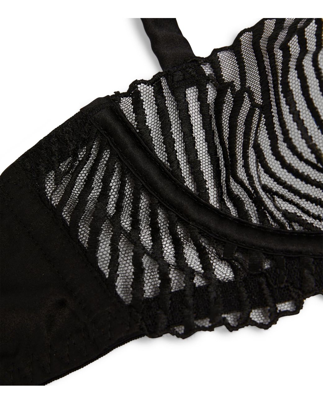 Coco De Mer Black Athena Balcony Bra