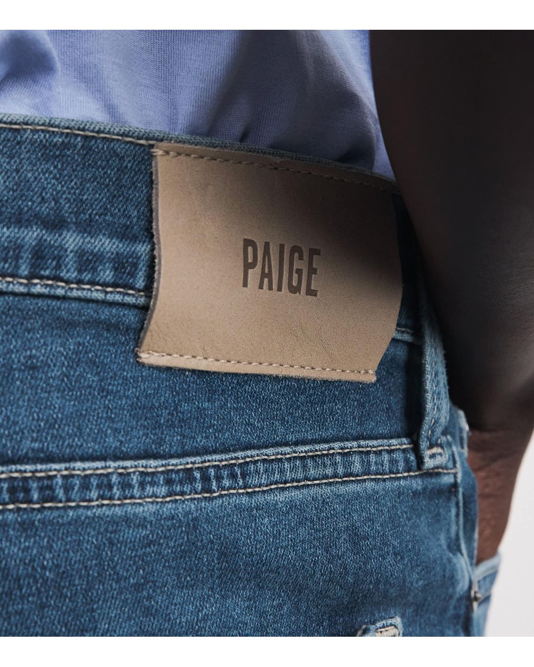 PAIGE Blue Federal Slim Jeans for men