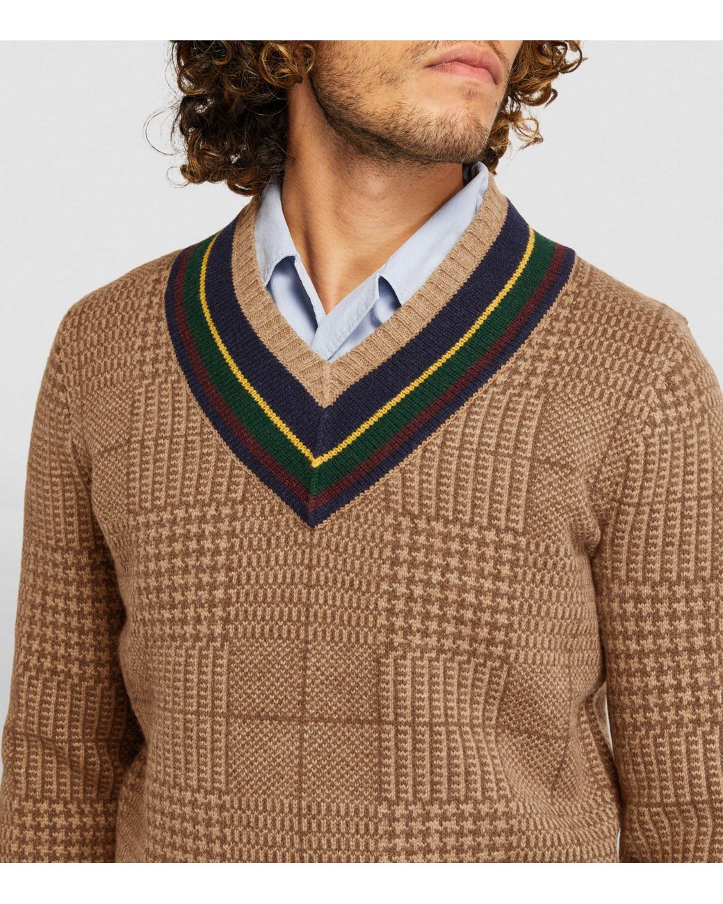 Polo Ralph Lauren Moose intarsia-knit jumper - Brown