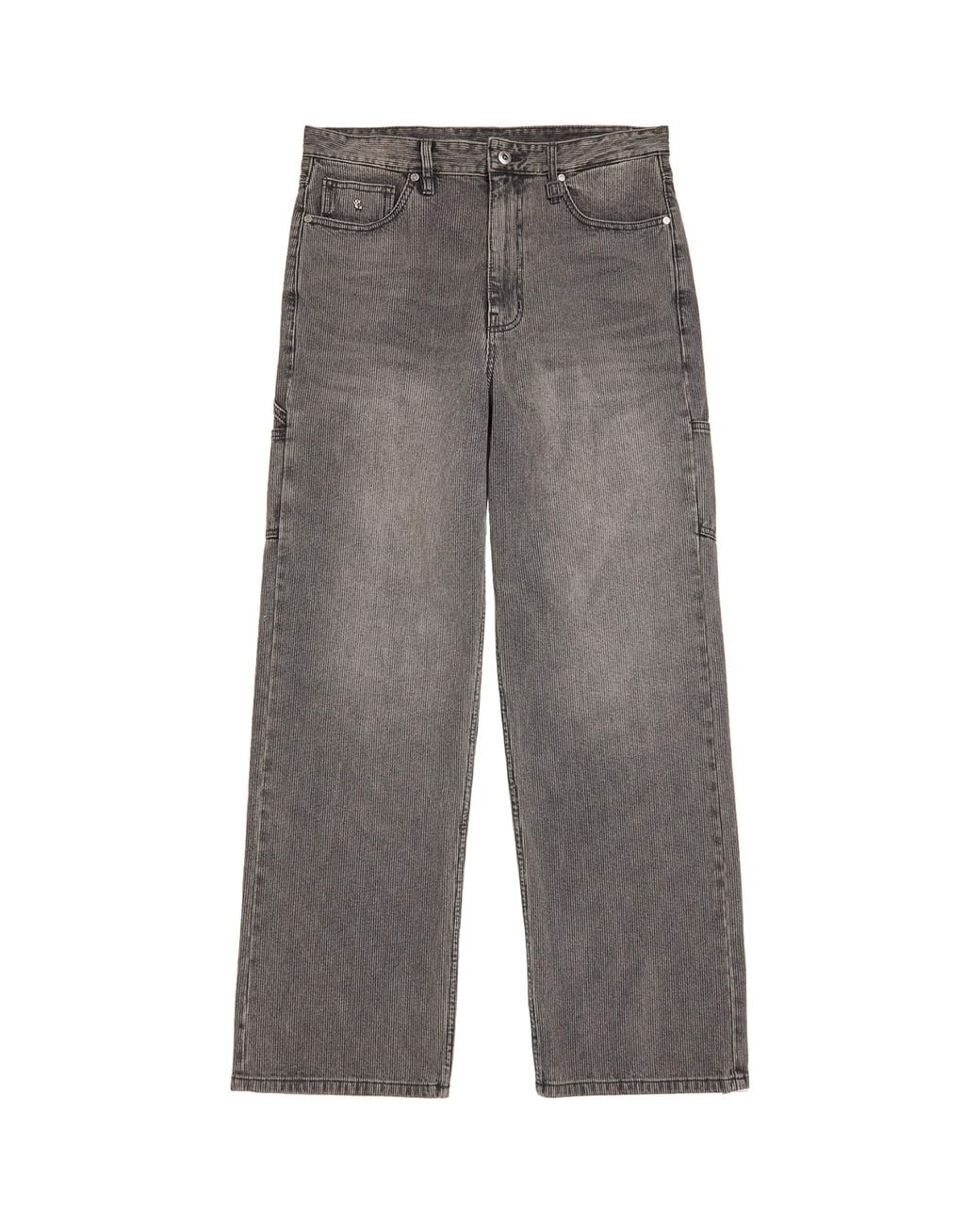 Wooyoungmi Gray Cotton Corduroy Jeans for men
