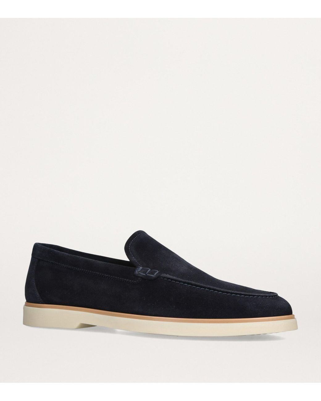 Magnanni Shoes Blue Suede Altea Loafers for men