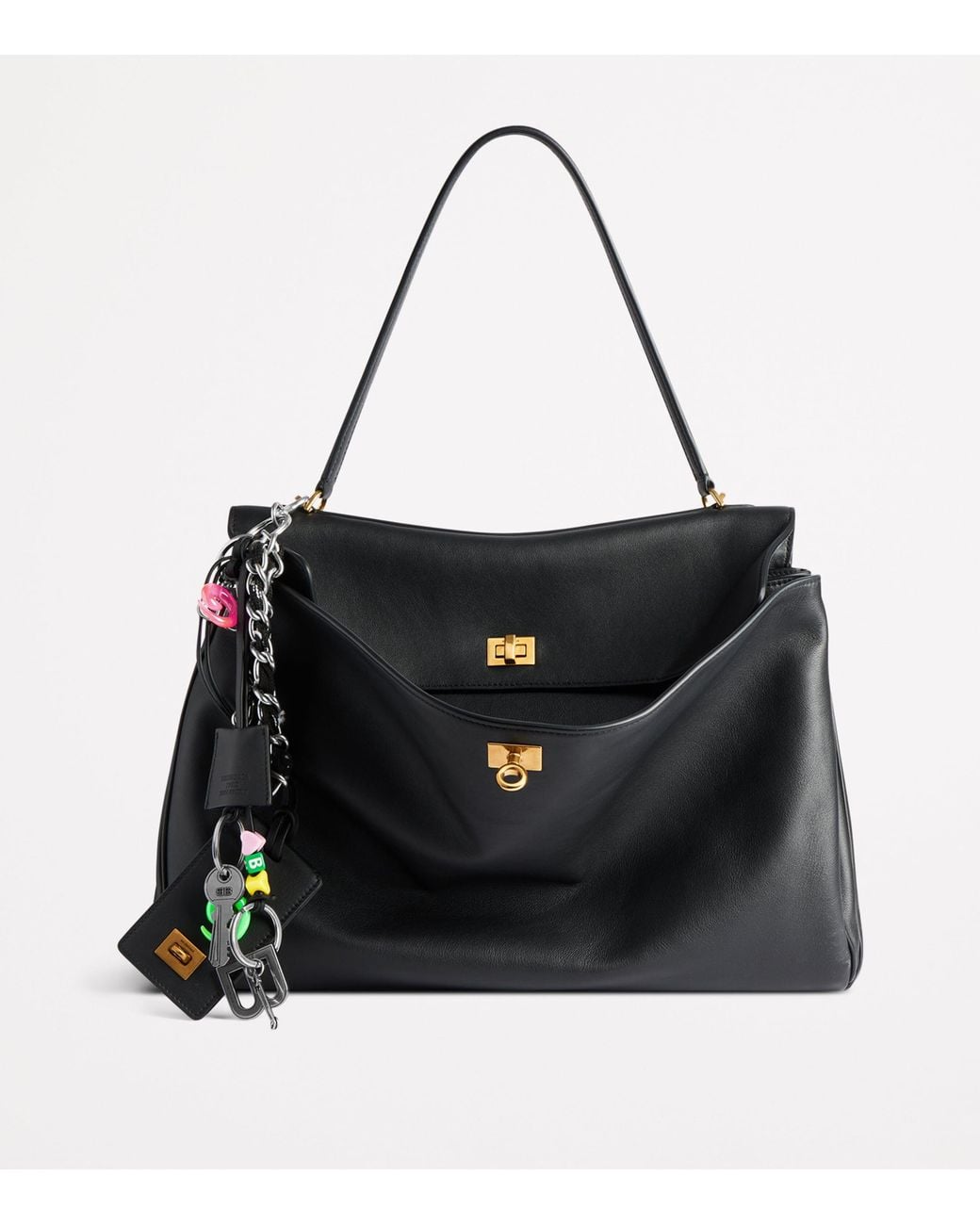 Balenciaga White Rodeo Tag Bag Charm