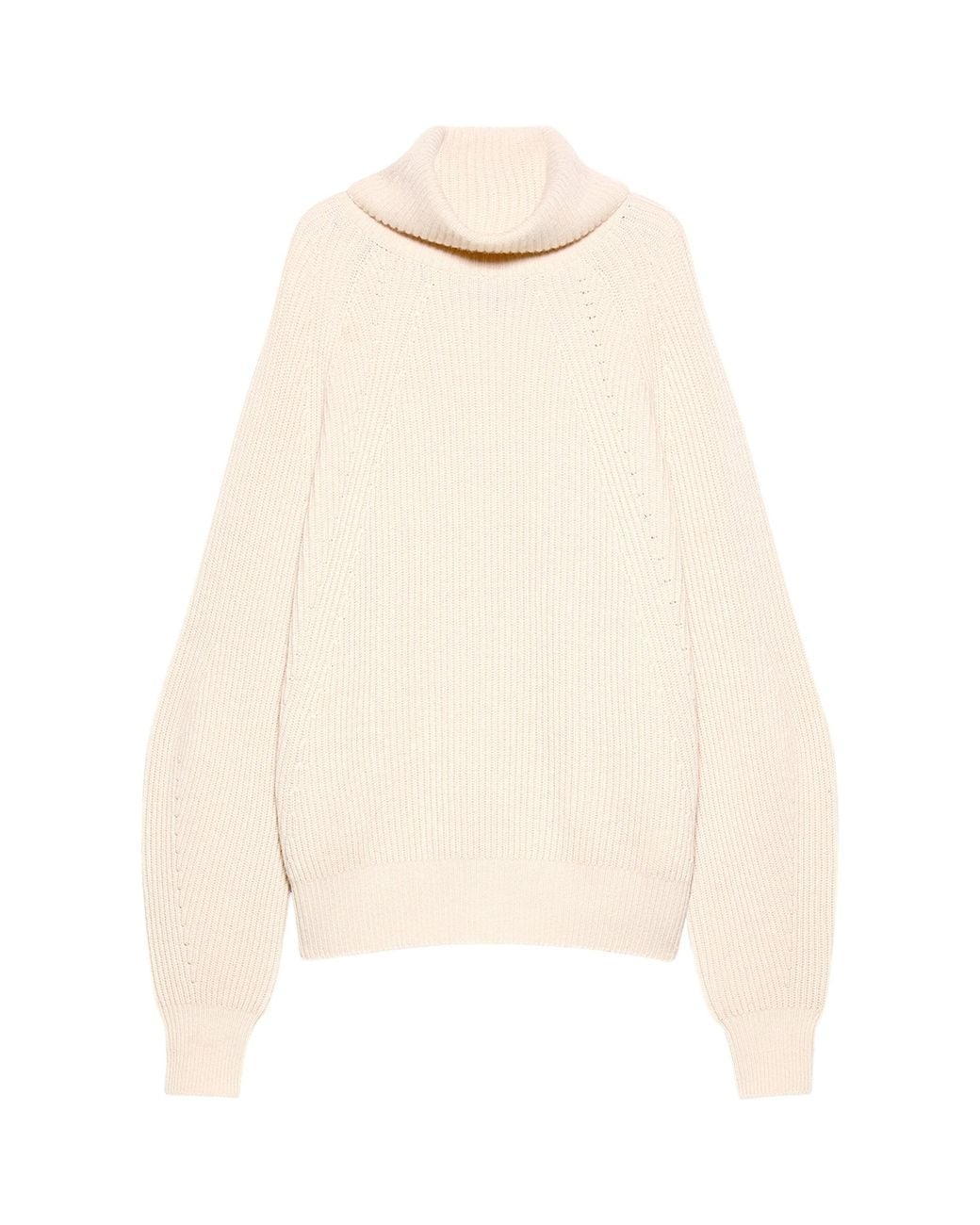 MAX&Co. Natural Wool-Cashmere Rollneck Sweater