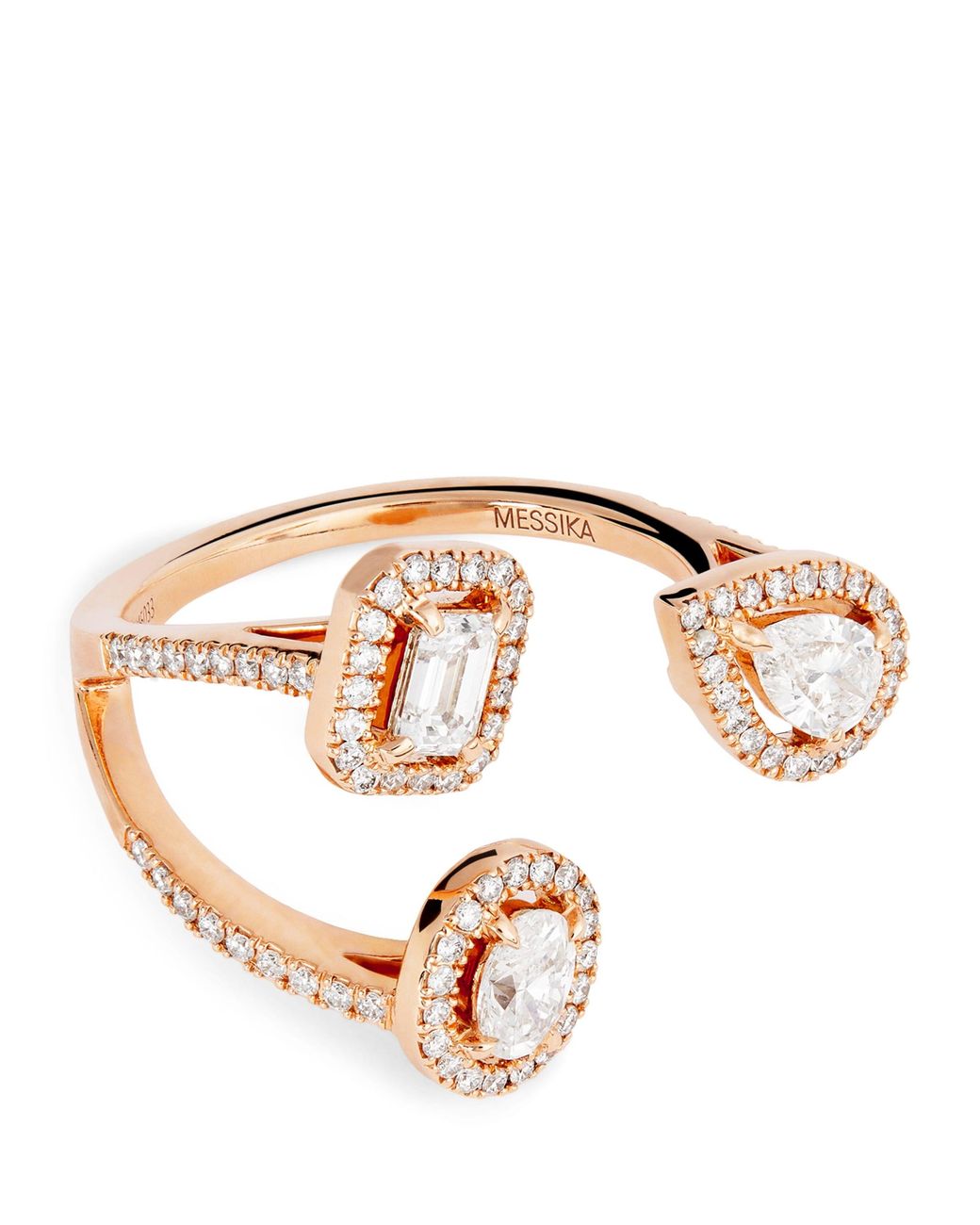 Messika Metallic And Diamond My Twin Ring