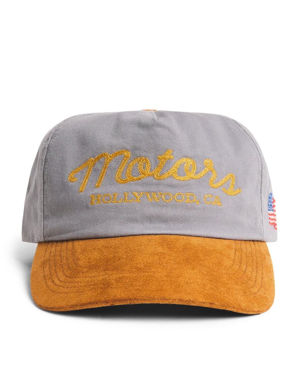CHERRY LA Orange Cotton Motors Cap for men