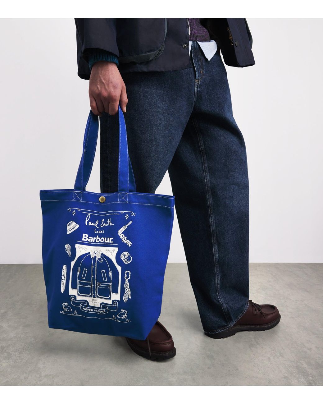 Barbour X Paul Smith Cotton Best in Blue for Men | Lyst