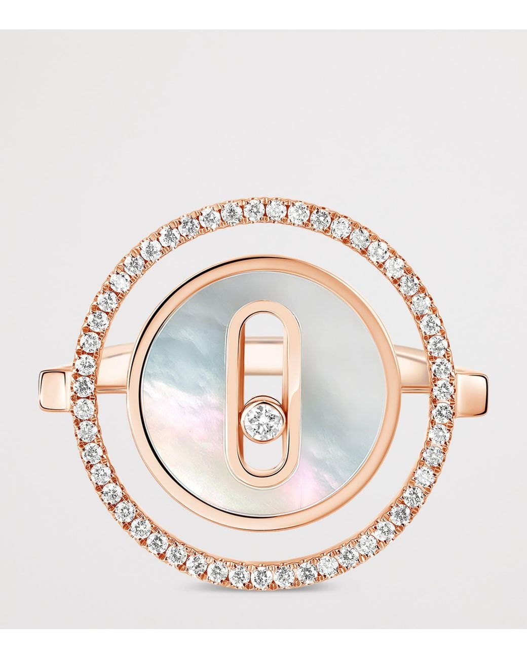 Messika Metallic Lucky Move, Diamond And Mother-Of-Pearl Ring