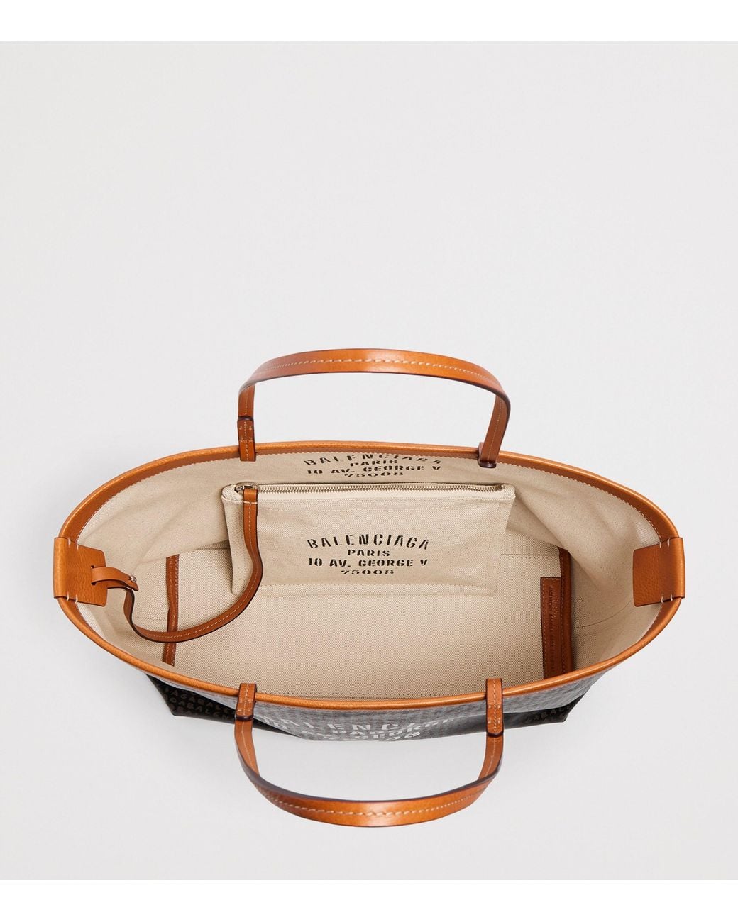 Balenciaga Black Medium Coated Canvas Select Tote Bag