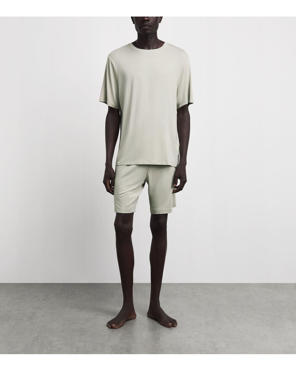 Eberjey Gray Modal Henry Short Pyjama Set for men