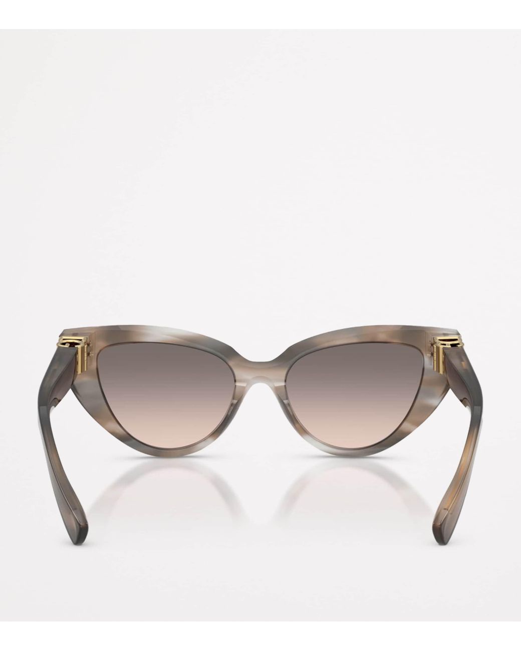 Dolce & Gabbana Brown Cat Eye Sunglasses