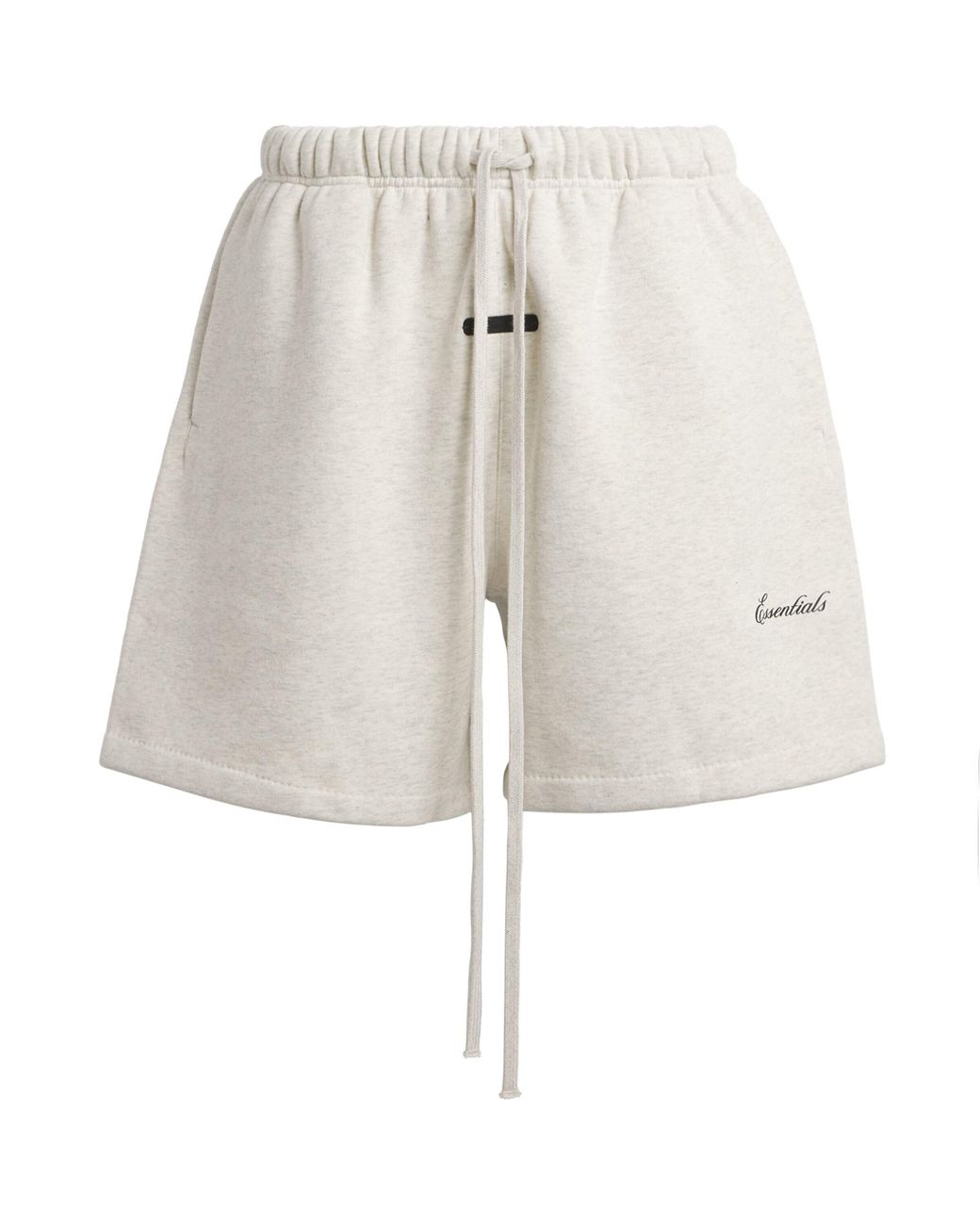 Fear Of God White Classic Script Logo Shorts for men