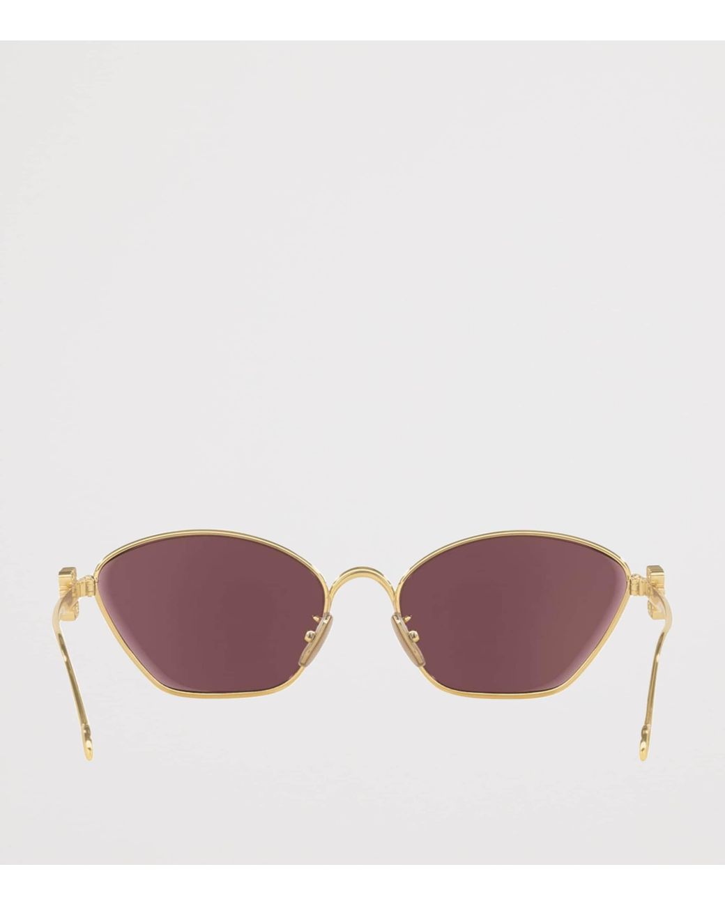 Loewe Pink Anagram Hexagonal Sunglasses