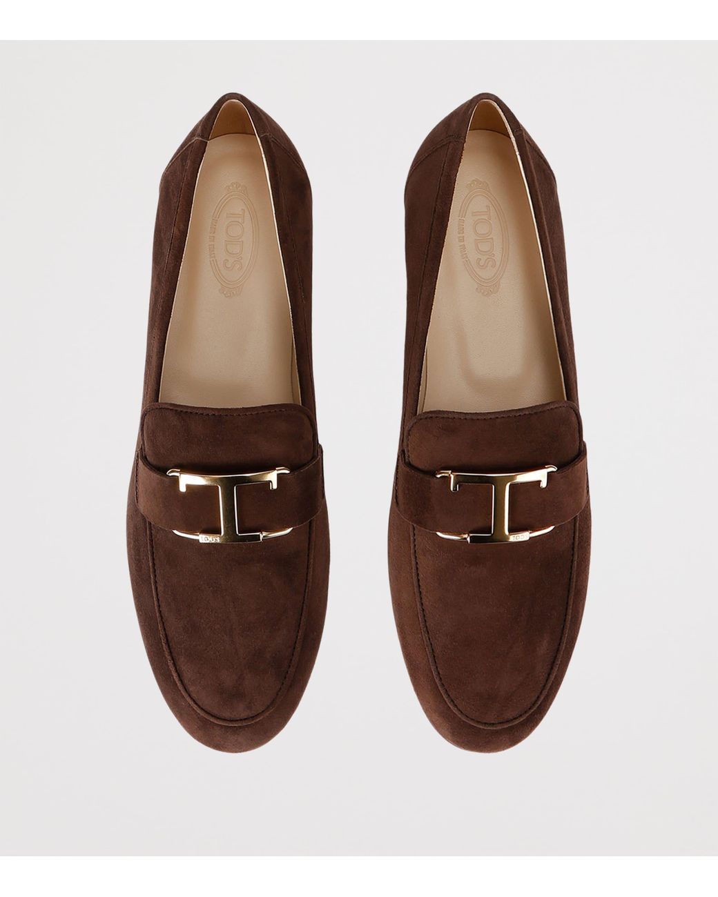 Tod's Brown Leather Mocassins