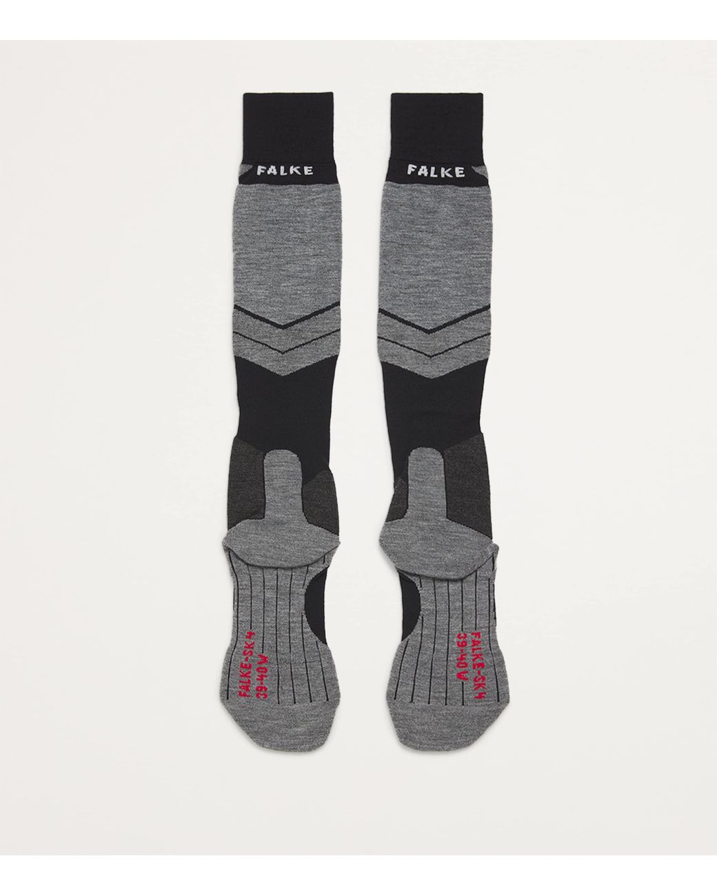 Falke White Sk4 Skiing Socks