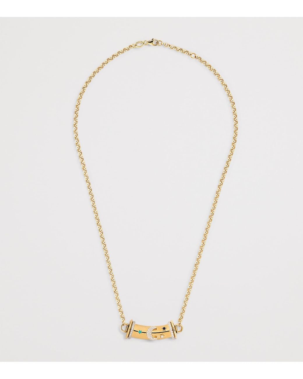 L'Atelier Nawbar Metallic And Diamond Lot N*91 Warrior Necklace