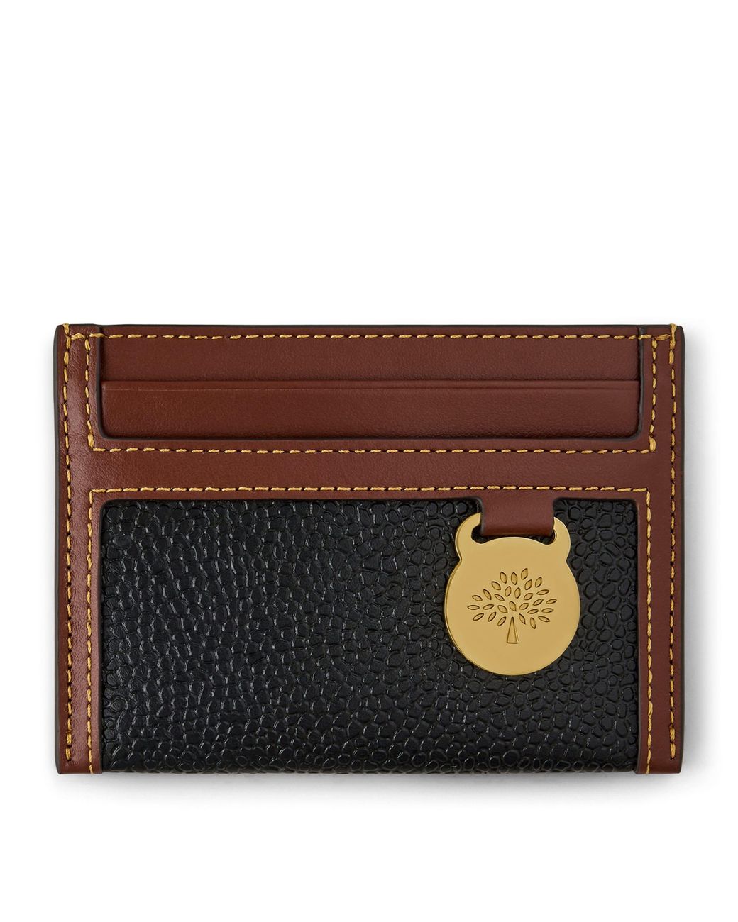 Mulberry Brown Continental Card Holder