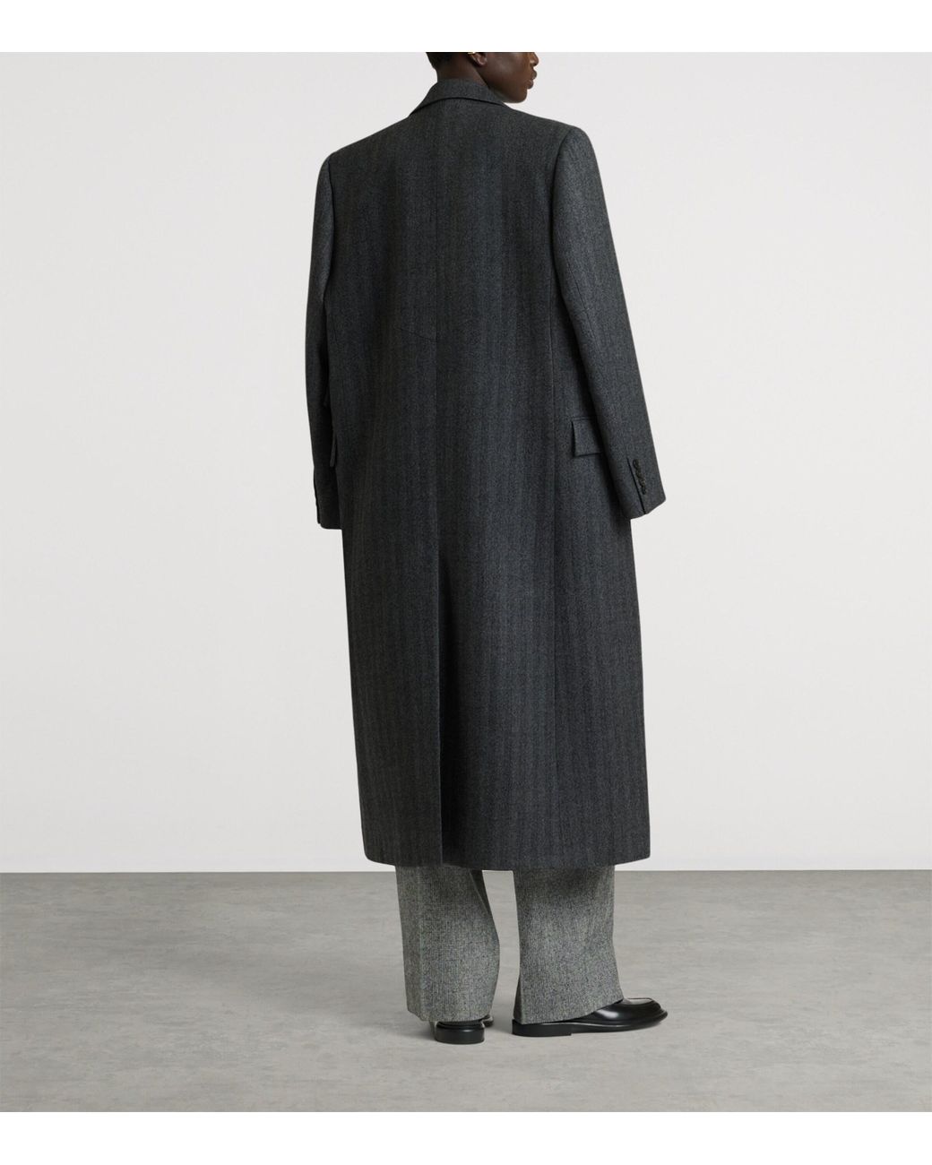 Givenchy Black Wool Longline Coat