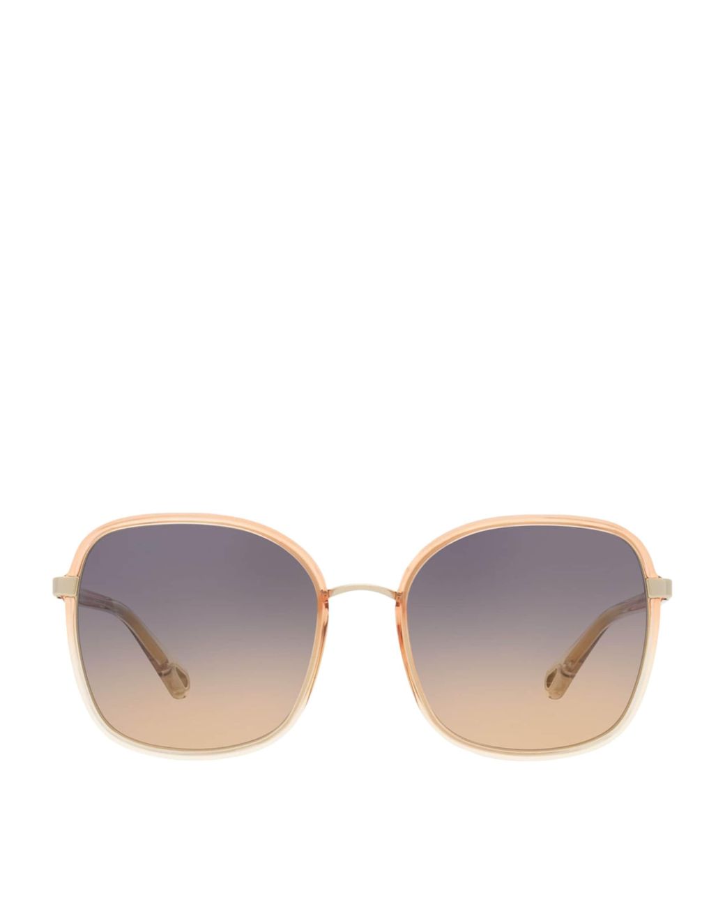 Chloé Gray Oversized Square Sunglasses