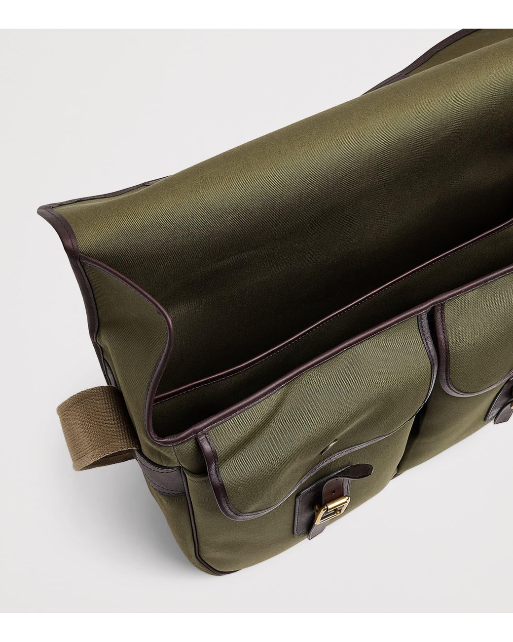 James Purdey & Sons Green Canvas Field Game Cross-Body Bag for men