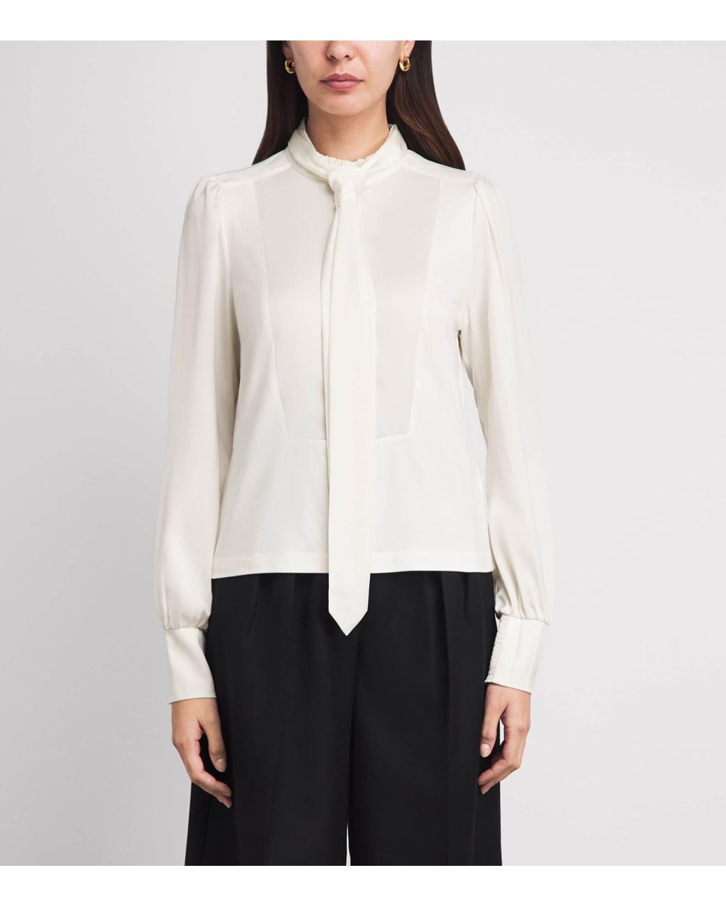 ME+EM White Jersey Layering Shirt