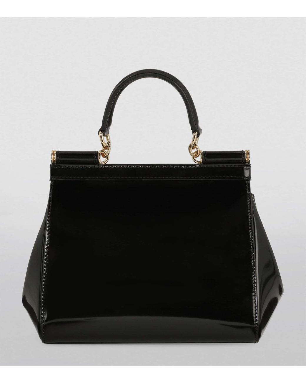 Dolce & Gabbana Black Sicily Medium Handbag