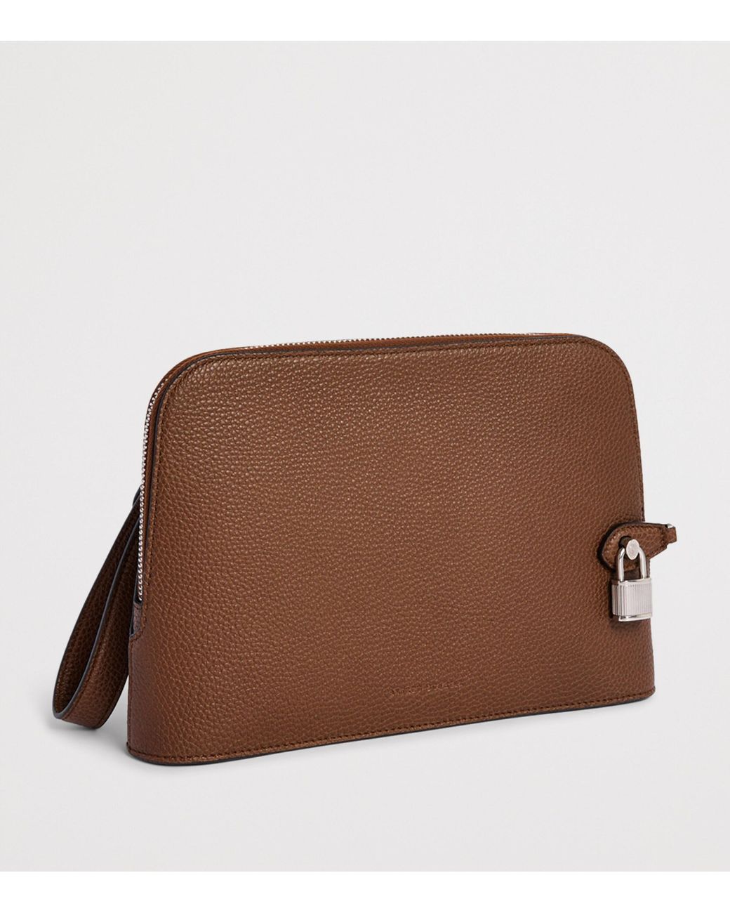 Dunhill Brown Leather Bourdon 27 Pouch for men