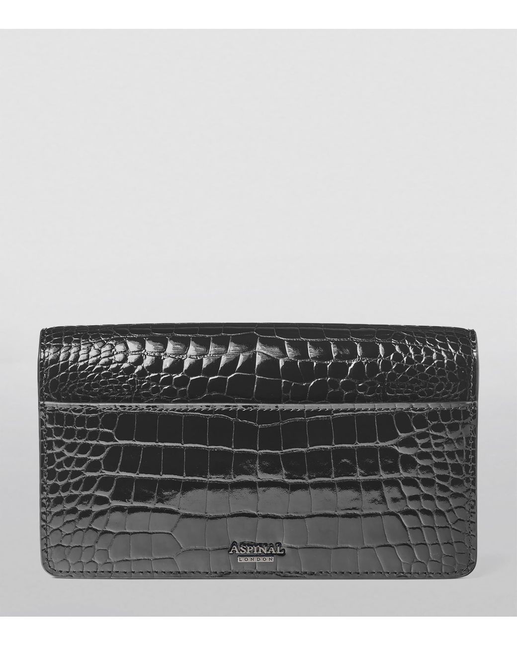Aspinal Black Mayfair 2 Clutch Bag