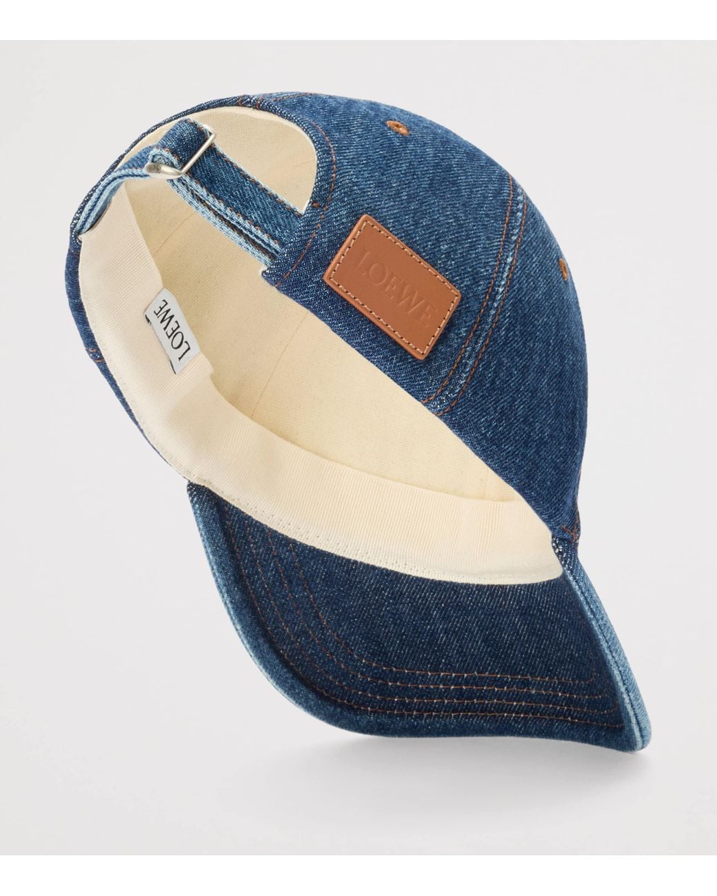 Loewe Blue X Paula's Ibiza Denim Logo Baseball Cap
