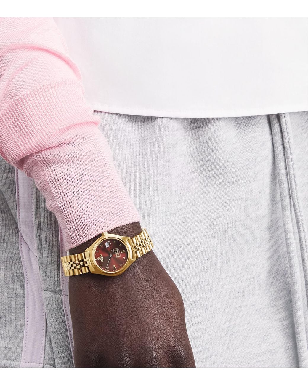 Vivienne Westwood Metallic Stainless Steel Little Camberwell Watch