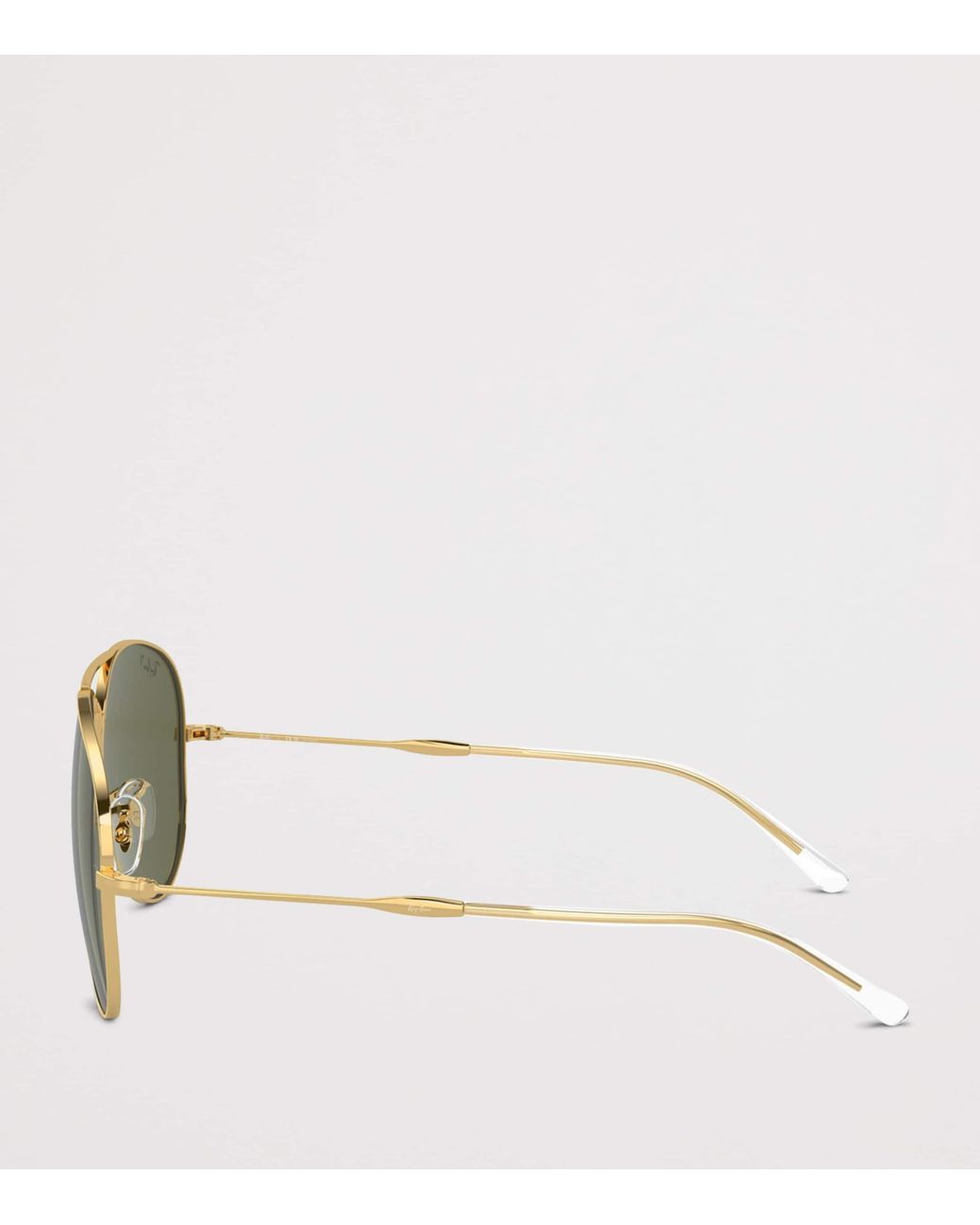 Ray-Ban Green Metal Old Aviator Pilot Sunglasses