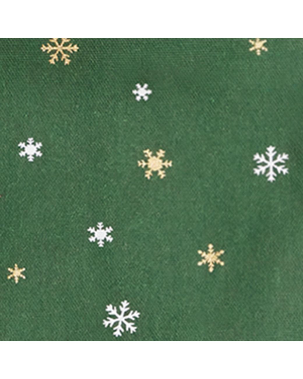 Harrods Green Medium Christmas Bear Tote Bag