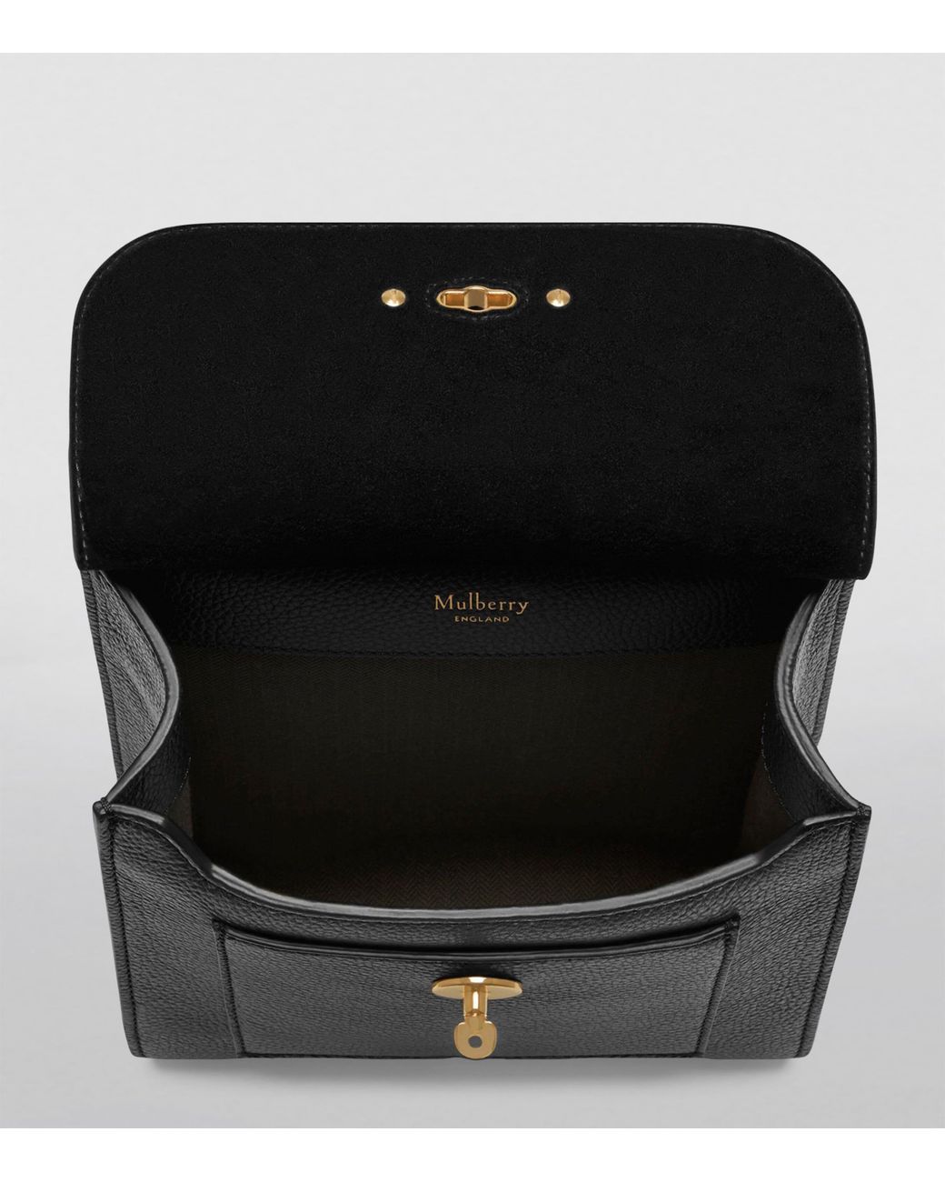 Mulberry Black Small Leather Antony Cross-Body Bag for men