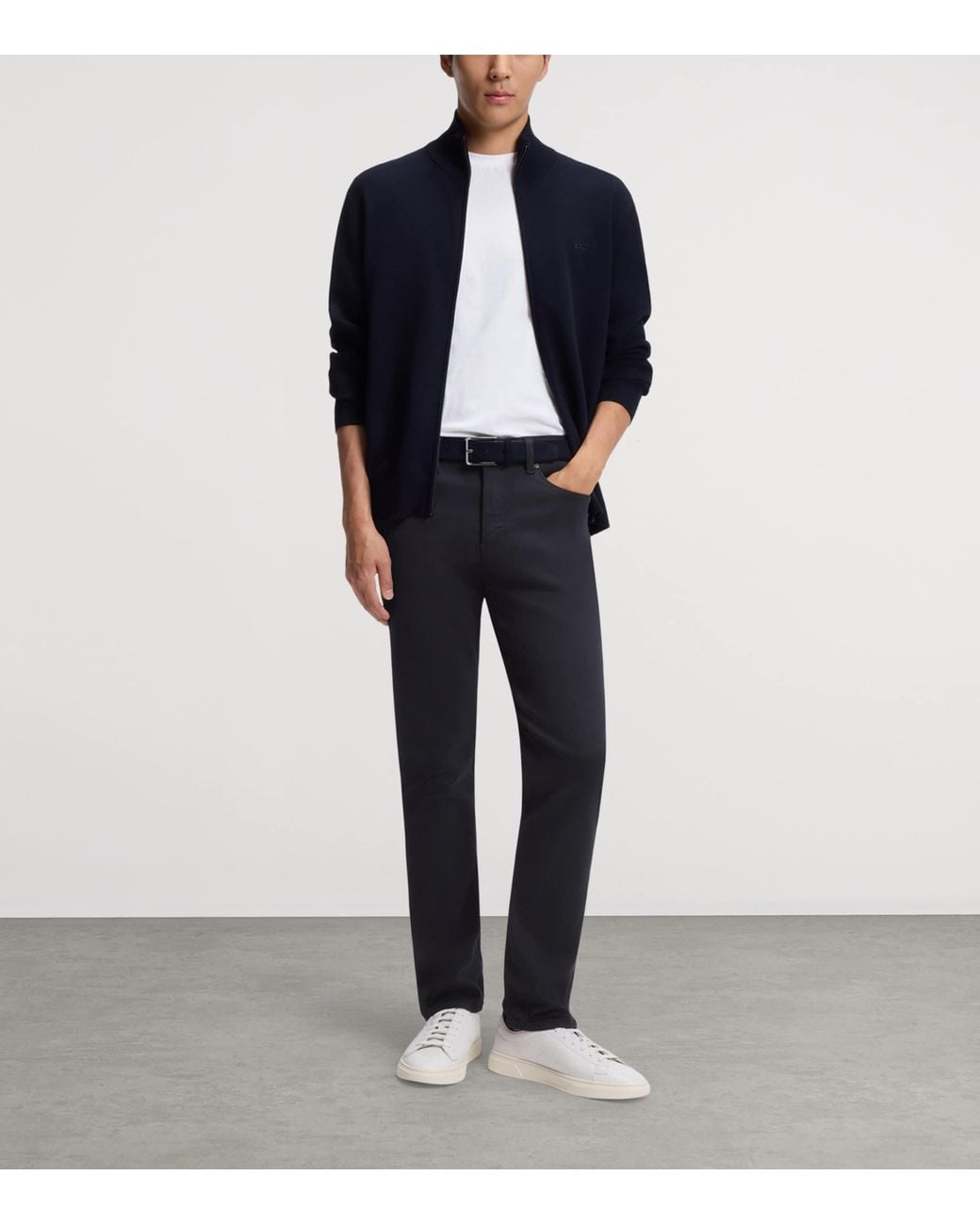 Boss Blue Delaware Slim Jeans for men