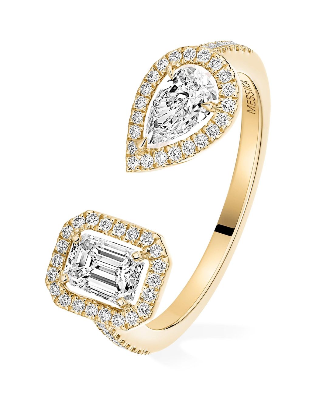 Messika Metallic My Twin And Diamond Ring