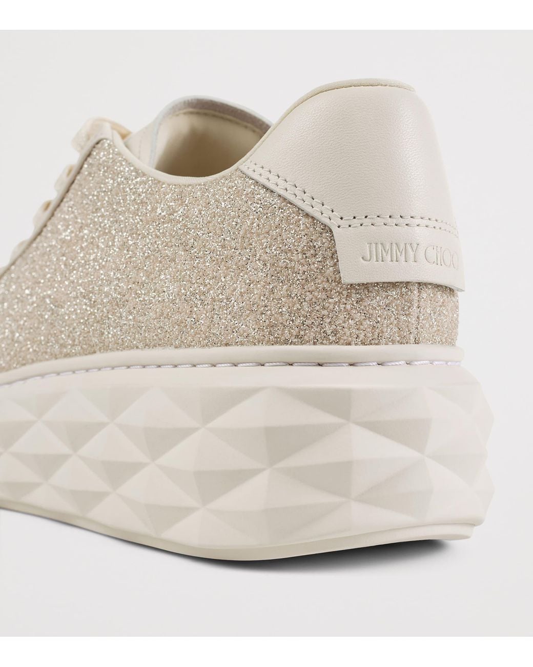 Jimmy Choo Natural Diamond Light Max Glitter Sneakers