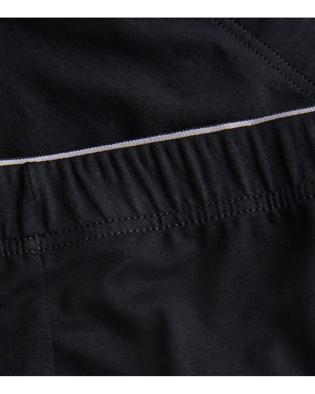 Hanro Blue Cotton Superior Trunks for men
