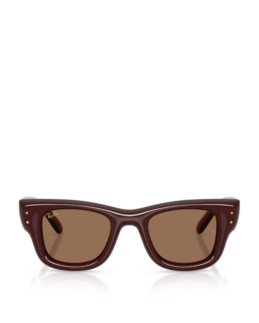 Ray-Ban Brown Wayfarer Puffer Sunglasses