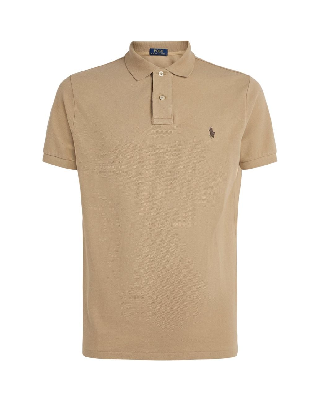 Polo Ralph Lauren Natural Cotton Mesh Custom-Fit Polo Shirt for men