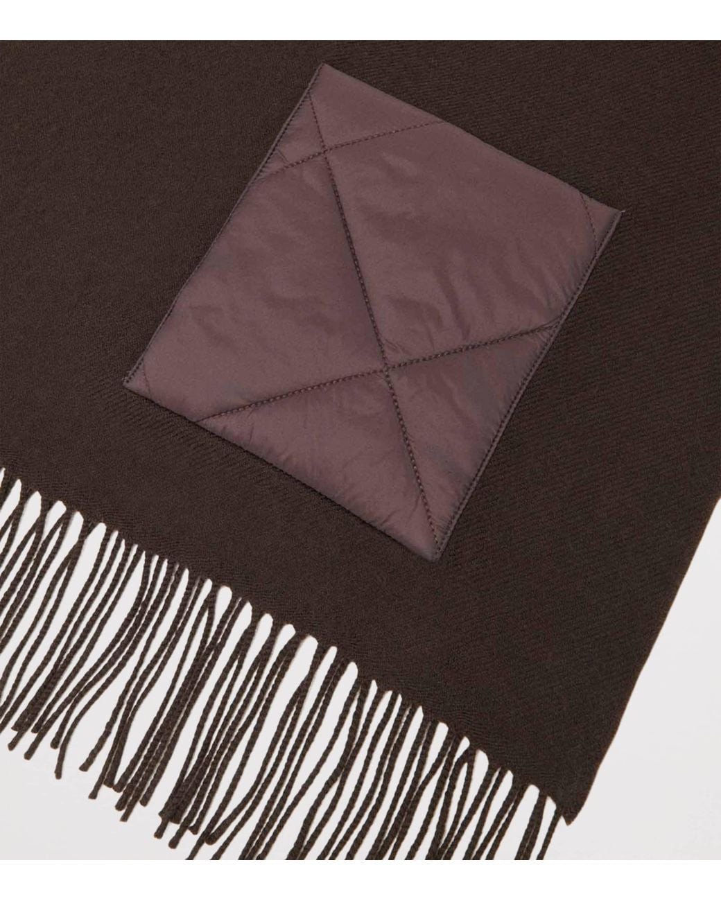 Maje Purple Wool Hooded Scarf