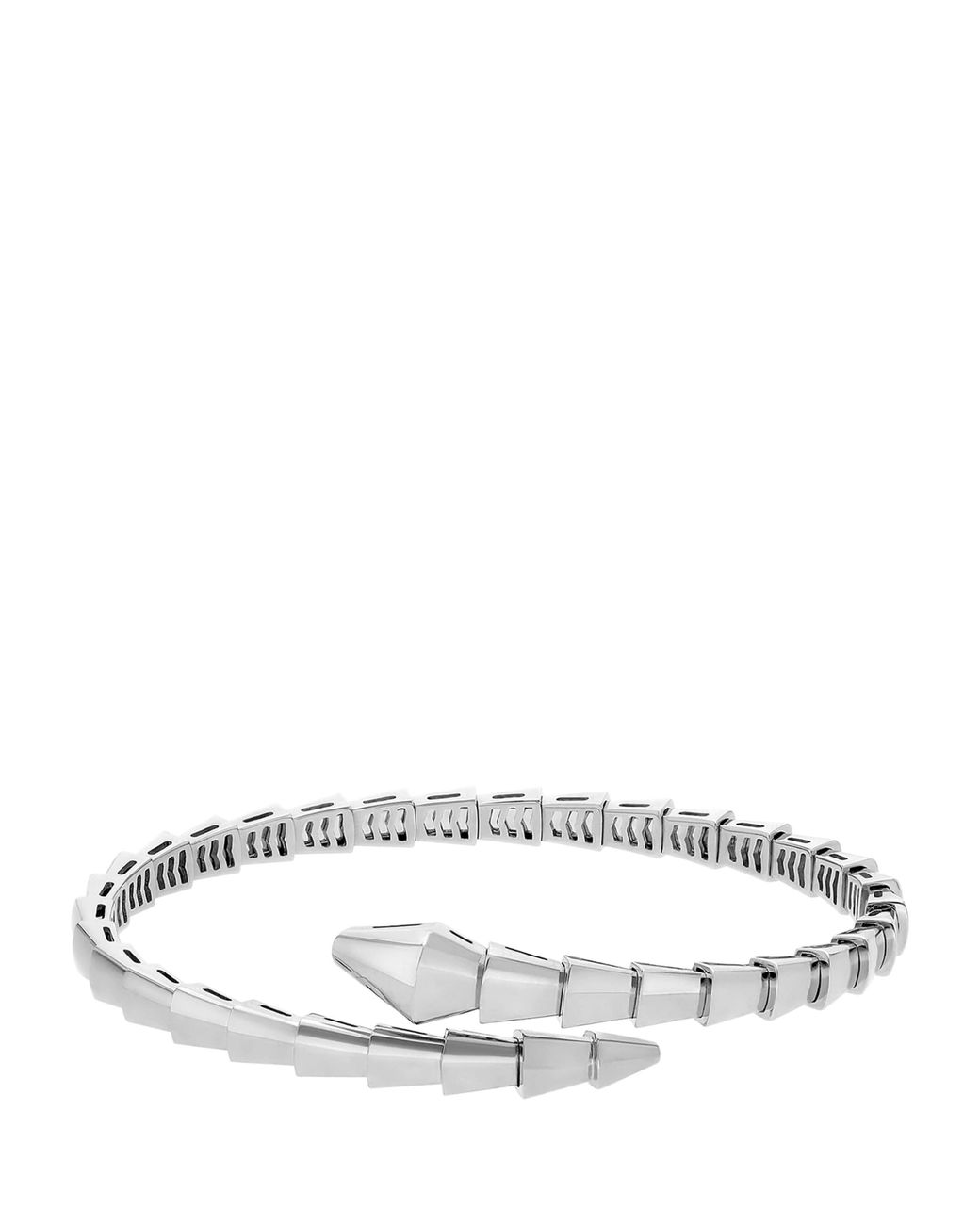 BVLGARI White Serpenti Viper Bracelet