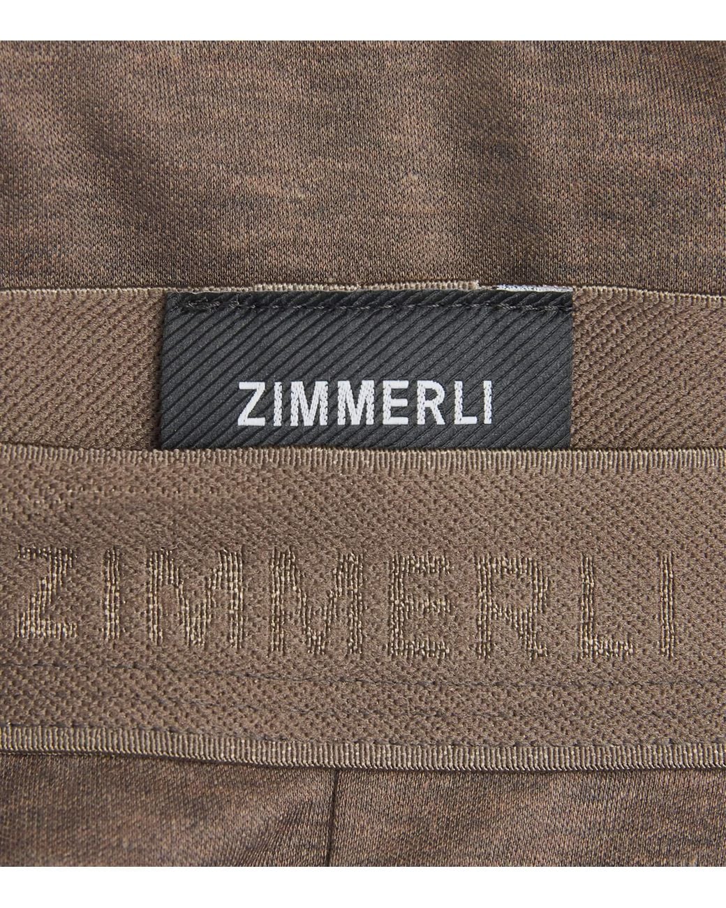 Zimmerli of Switzerland Brown Sea Island Cotton Boxer Briefs for men
