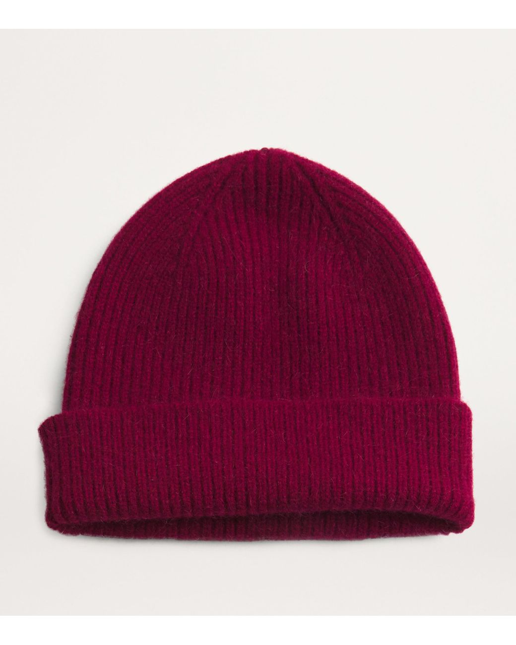 Le Bonnet Red Lambswool-Caregora Classic Beanie