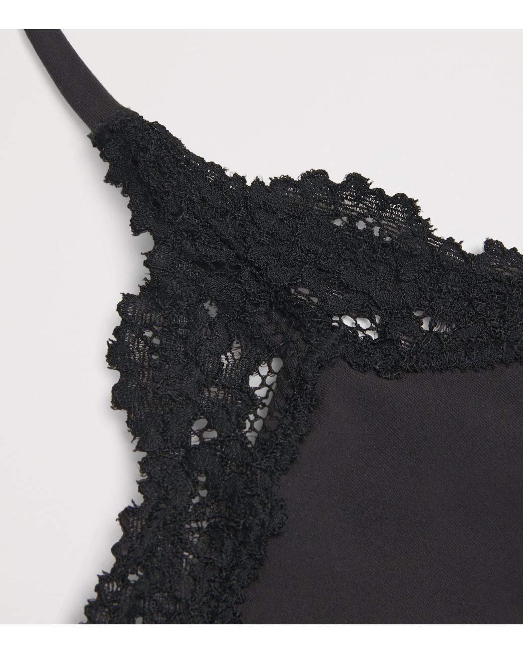 Skims Black Fits Everybody Scoop-Neck Bralette
