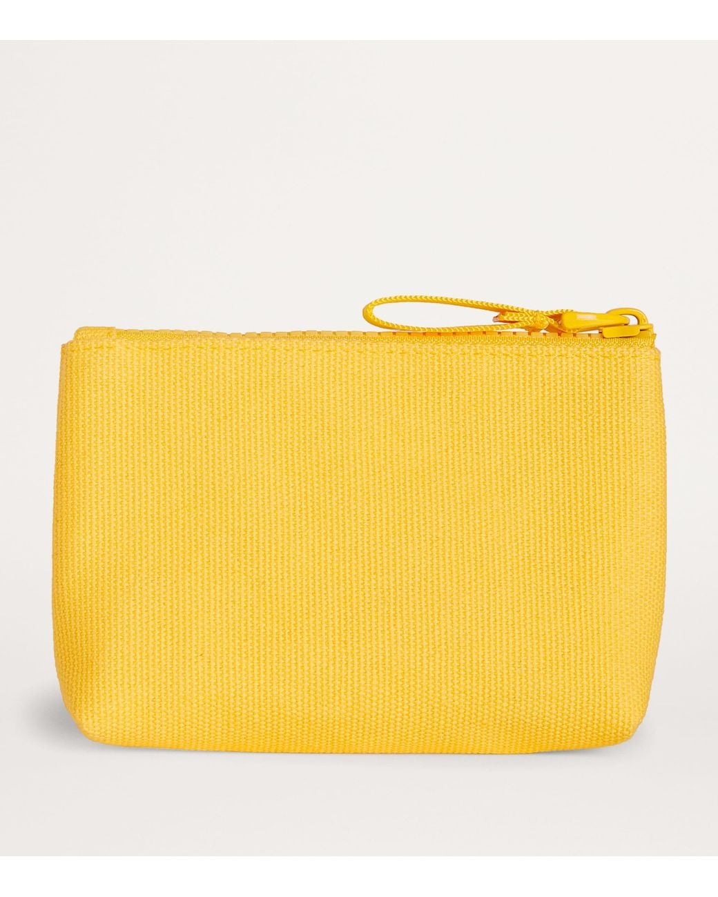 Harrods Yellow Cotton Logo Coin Purse