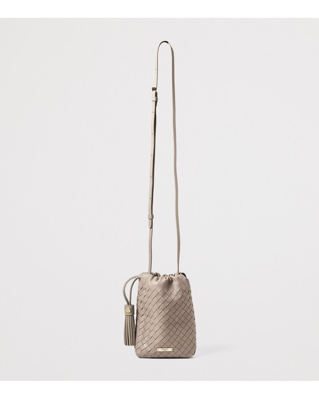 Aspinal Natural Leather Soho Cross-Body Pouch