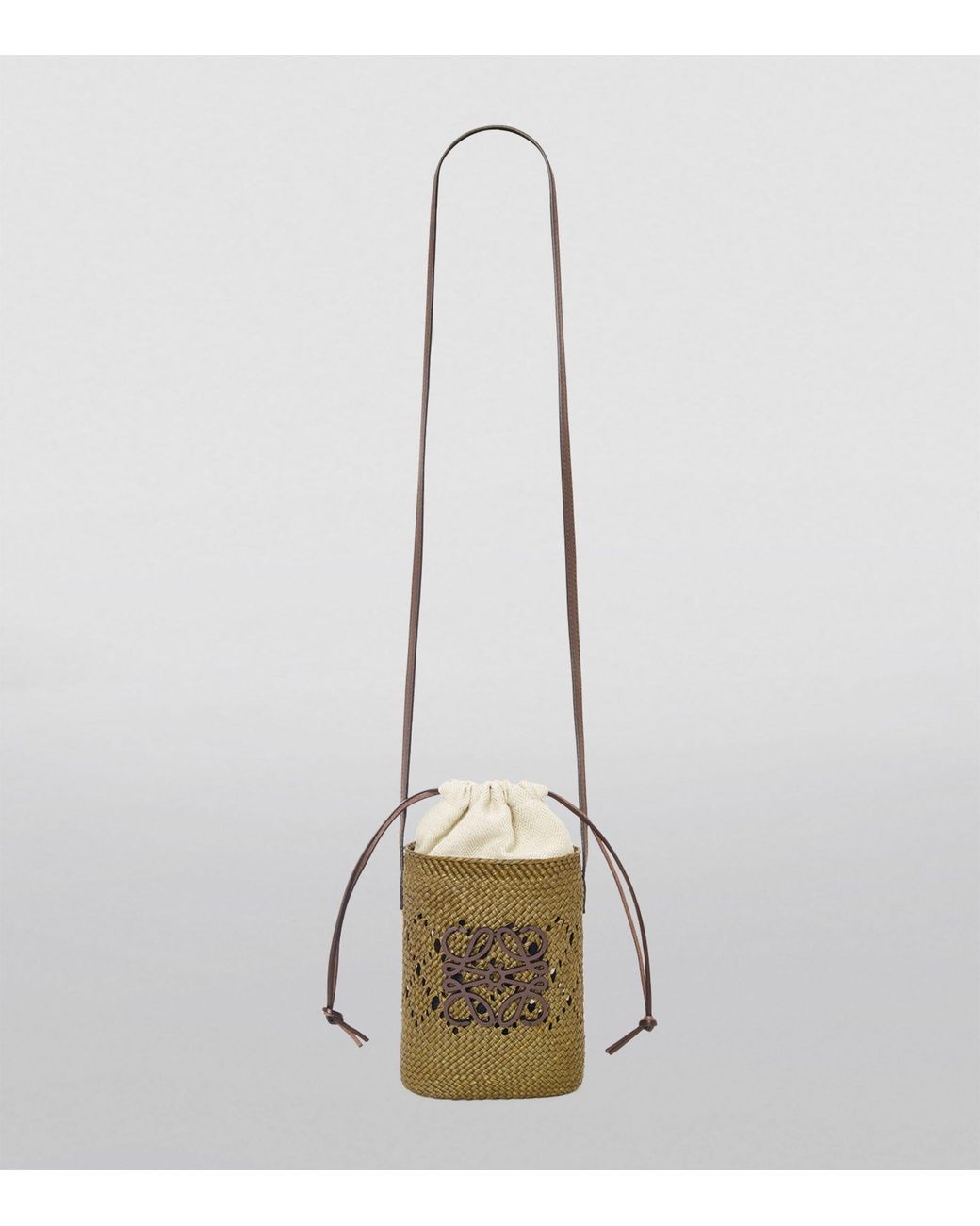 【国内発】LOEWE x Paula's Ibiza Anagram スクエアポケット 0400022810922_NATURALMULTICOLO